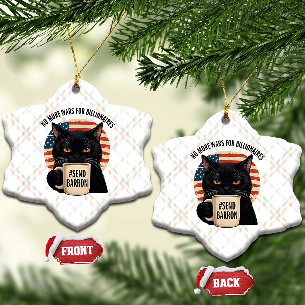 Send Barron Meme Ceramic Ornament Funny Cat Sarcastic Political TS14 Print Your Wear