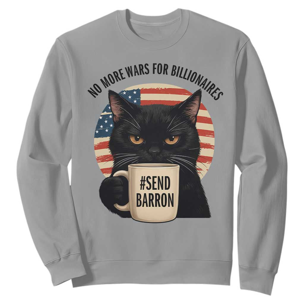 Send Barron Meme Sweatshirt Funny Cat Sarcastic Political TS14 Sport Gray Print Your Wear