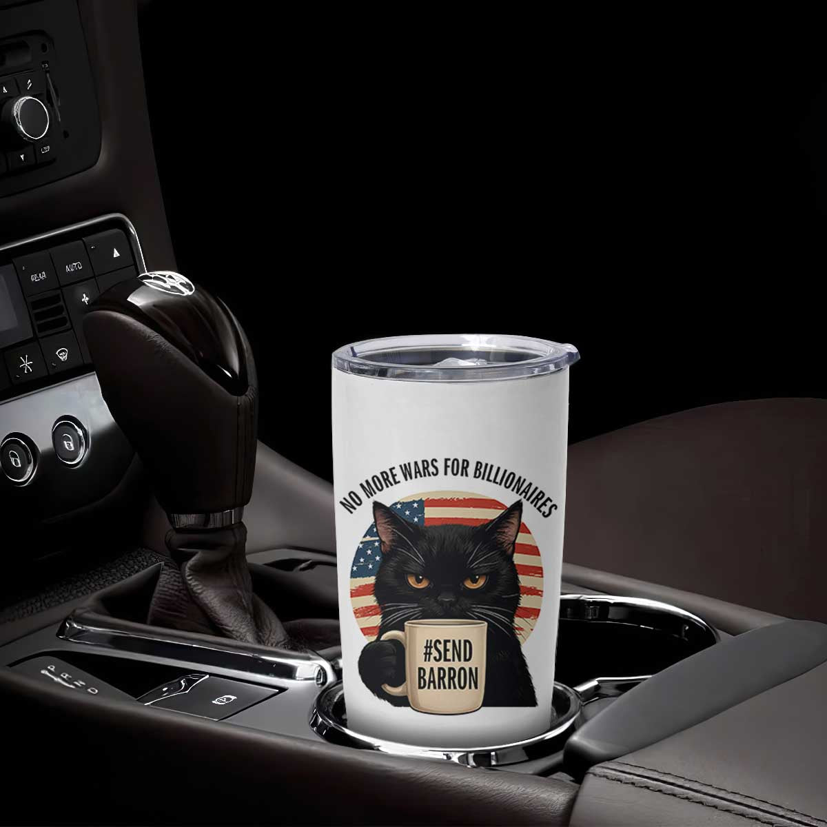 Send Barron Meme Tumbler Cup Funny Cat Sarcastic Political TS14 Print Your Wear