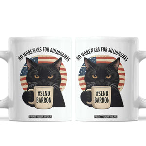 Send Barron Meme Coffee Mug Funny Cat Sarcastic Political TS14 White Print Your Wear