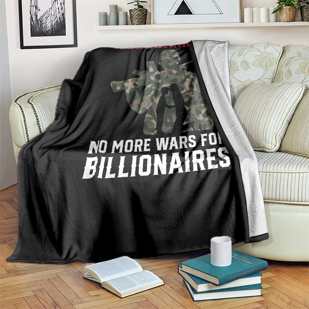 Send Barron Throw Blanket No More Wars For Billionaires TS14 Print Your Wear