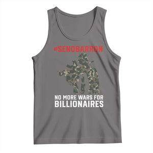 Send Barron Tank Top No More Wars For Billionaires TS14 Deep Heather Print Your Wear