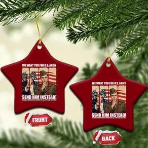 Send Barron Ceramic Ornament We Want You For US Army TS14 Print Your Wear