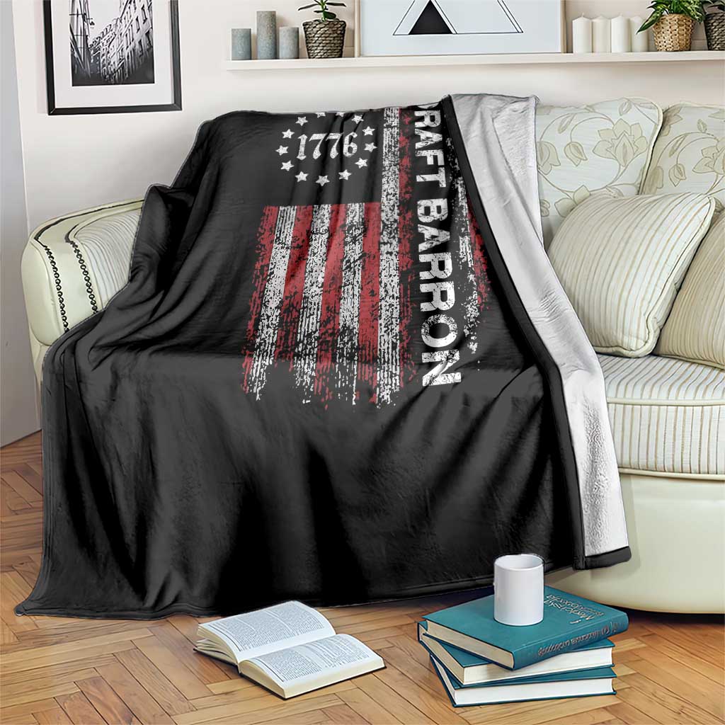 Draft Barron Throw Blanket Anti War Send Barron Viral Internet Meme TS14 Print Your Wear