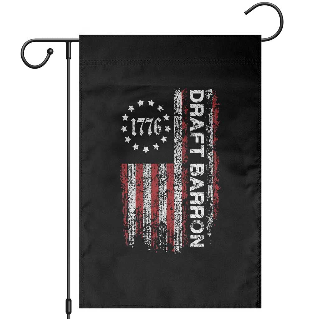 Draft Barron Garden Flag Anti War Send Barron Viral Internet Meme TS14 Black Print Your Wear