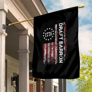 Draft Barron Garden Flag Anti War Send Barron Viral Internet Meme TS14 Print Your Wear