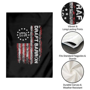 Draft Barron Garden Flag Anti War Send Barron Viral Internet Meme TS14 Print Your Wear