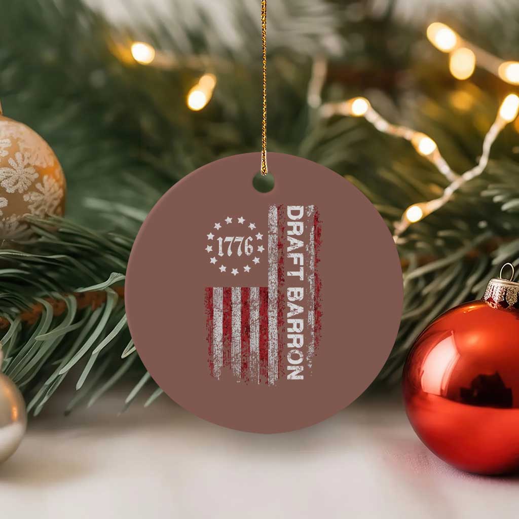 Draft Barron Ceramic Ornament Anti War Send Barron Viral Internet Meme TS14 1pc Mocha Print Your Wear