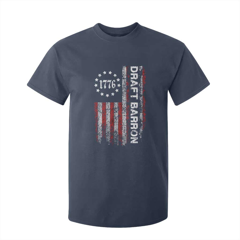 Draft Barron T Shirt For Kid Anti War Send Barron Viral Internet Meme TS14 Navy Print Your Wear
