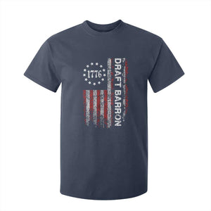 Draft Barron T Shirt For Kid Anti War Send Barron Viral Internet Meme TS14 Navy Print Your Wear