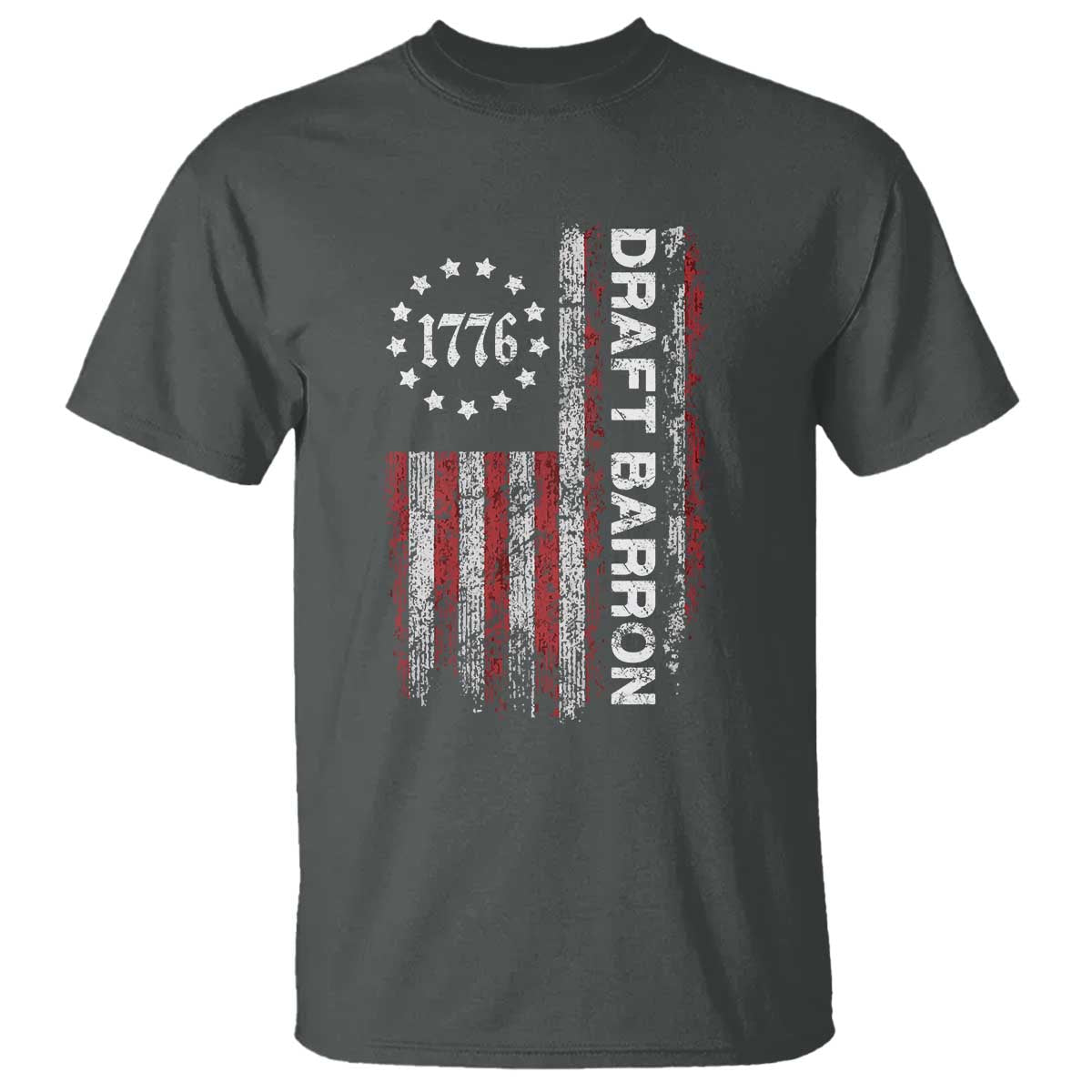 Draft Barron T Shirt Anti War Send Barron Viral Internet Meme TS14 Dark Heather Print Your Wear