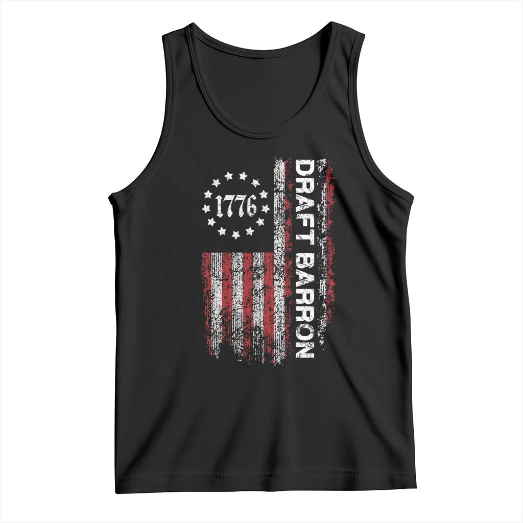 Draft Barron Tank Top Anti War Send Barron Viral Internet Meme TS14 Black Print Your Wear