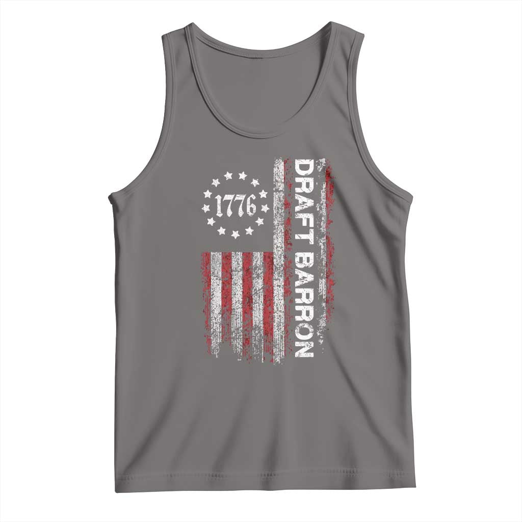Draft Barron Tank Top Anti War Send Barron Viral Internet Meme TS14 Deep Heather Print Your Wear