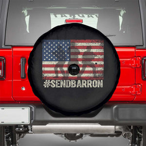 Send Barron Spare Tire Cover Vintage American Flag Soldier Hashtag Internet Meme TS14 Black Print Your Wear