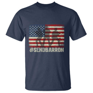 Send Barron T Shirt Vintage American Flag Soldier Hashtag Internet Meme TS14 Navy Print Your Wear