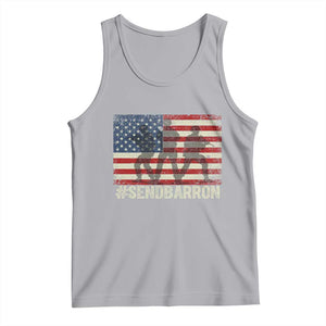 Send Barron Tank Top Vintage American Flag Soldier Hashtag Internet Meme TS14 Athletic Heather Print Your Wear