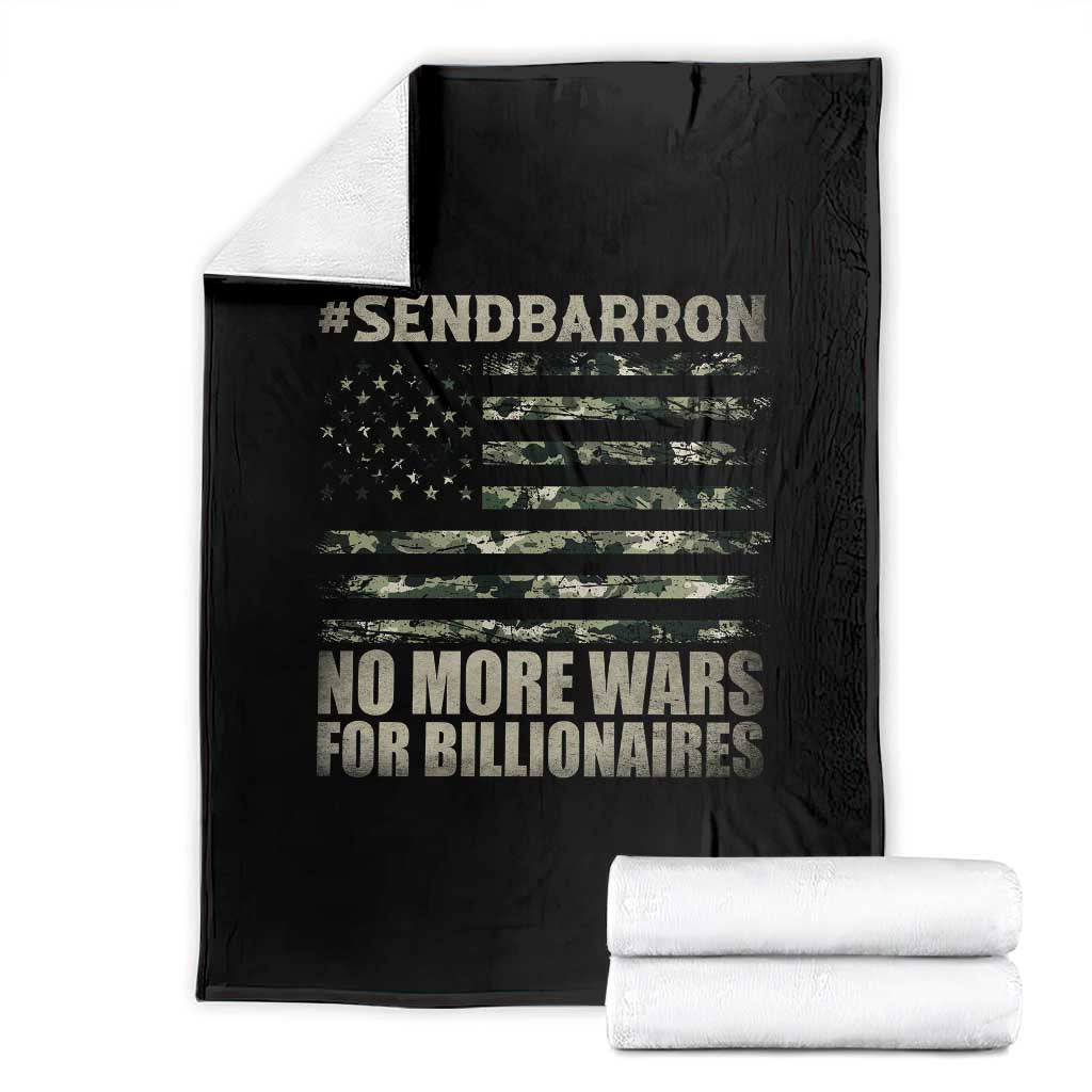 Send Barron Throw Blanket Vintage American Flag Camo Soldier Hashtag Meme TS14 Black Print Your Wear