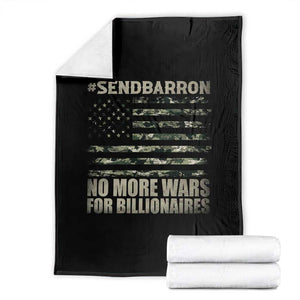 Send Barron Throw Blanket Vintage American Flag Camo Soldier Hashtag Meme TS14 Black Print Your Wear