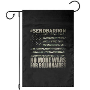 Send Barron Garden Flag Vintage American Flag Camo Soldier Hashtag Meme TS14 Black Print Your Wear