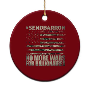 Send Barron Ceramic Ornament Vintage American Flag Camo Soldier Hashtag Meme TS14 1pc Red Print Your Wear