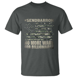 Send Barron T Shirt Vintage American Flag Camo Soldier Hashtag Meme TS14 Dark Heather Print Your Wear