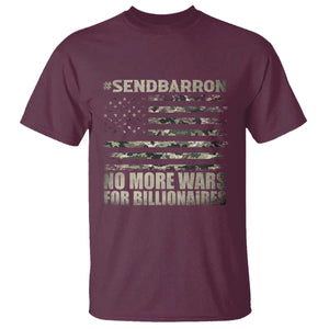 Send Barron T Shirt Vintage American Flag Camo Soldier Hashtag Meme TS14 Maroon Print Your Wear