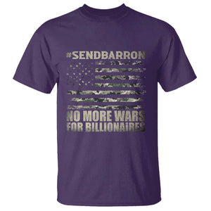 Send Barron T Shirt Vintage American Flag Camo Soldier Hashtag Meme TS14 Purple Print Your Wear