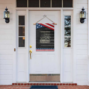 Send Barron Garden Flag Vintage American Flag Camo Soldier Hashtag Meme TS14 Print Your Wear