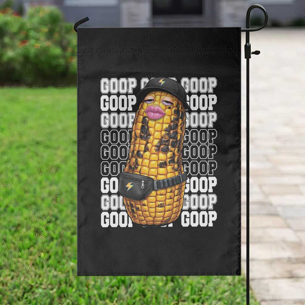 Funny Burnt Peanut Goop Garden Flag Burnt Corn Meme Viral Humor TS14 Print Your Wear