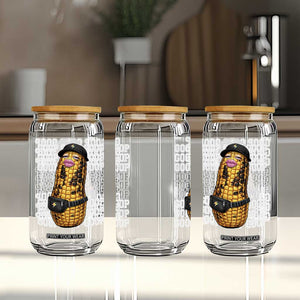 Funny Burnt Peanut Goop Glass Can Burnt Corn Meme Viral Humor TS14 Print Your Wear