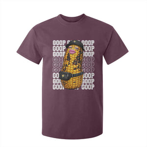Funny Burnt Peanut Goop T Shirt For Kid Burnt Corn Meme Viral Humor TS14 Maroon Print Your Wear