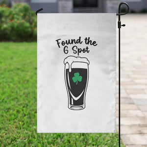 Funny St Patrick’s Day Beer Garden Flag Found The G Spot TS14 Print Your Wear