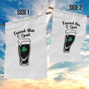 Funny St Patrick’s Day Beer Garden Flag Found The G Spot TS14 Print Your Wear