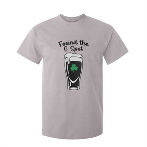 Funny St Patrick’s Day Beer T Shirt For Kid Found The G Spot TS14 Ice Gray Print Your Wear