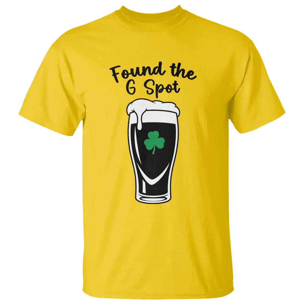 Funny St Patrick’s Day Beer T Shirt Found The G Spot TS14 Daisy Print Your Wear