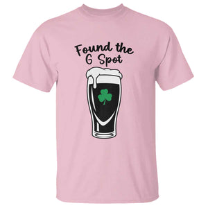 Funny St Patrick’s Day Beer T Shirt Found The G Spot TS14 Light Pink Print Your Wear