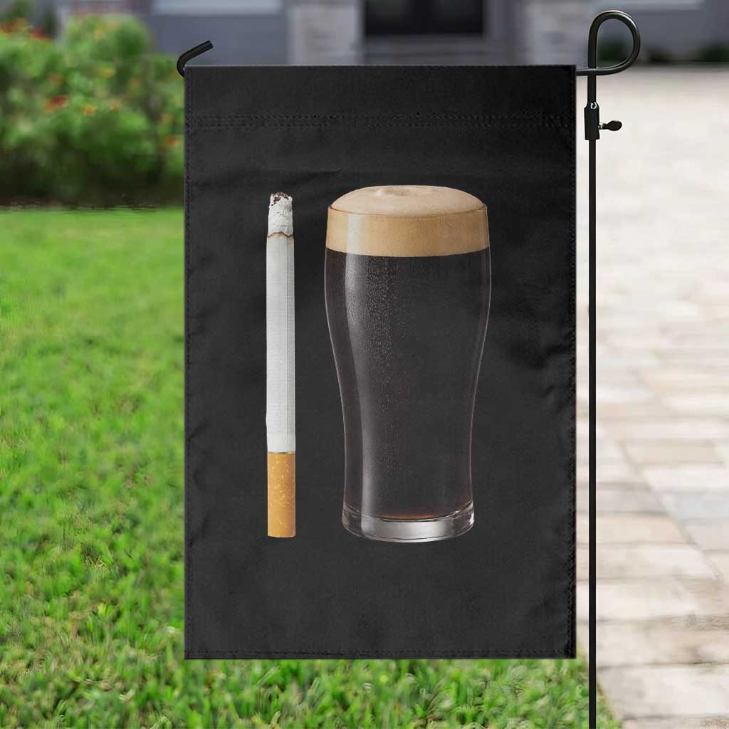 Irish Shamrock Beer Smoking Pub Drinking Humor Garden Flag TS14 Print Your Wear