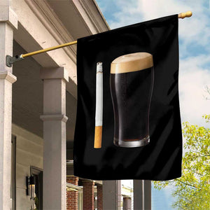 Irish Shamrock Beer Smoking Pub Drinking Humor Garden Flag TS14 Print Your Wear