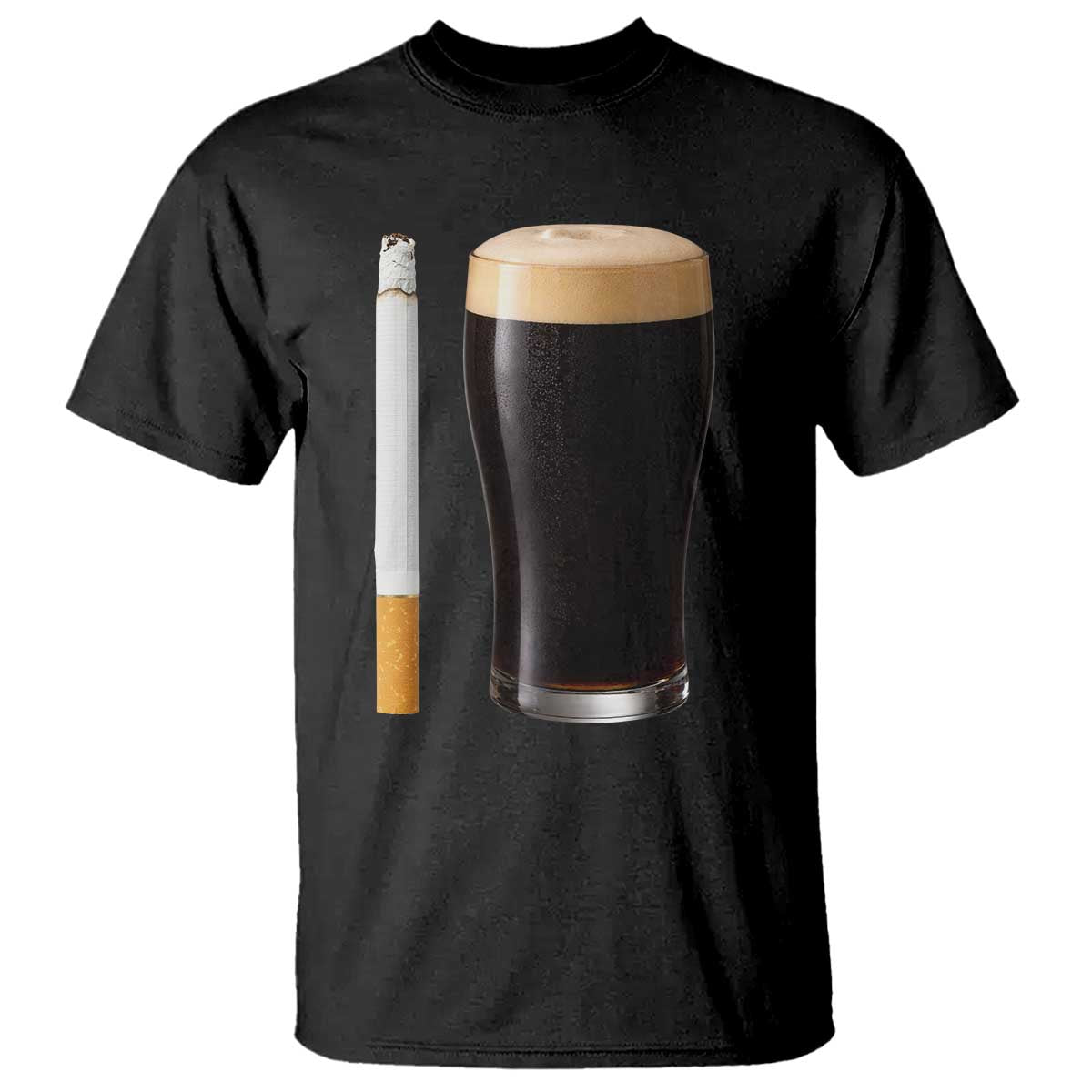 Irish Shamrock Beer Smoking Pub Drinking Humor T Shirt TS14 Black Print Your Wear