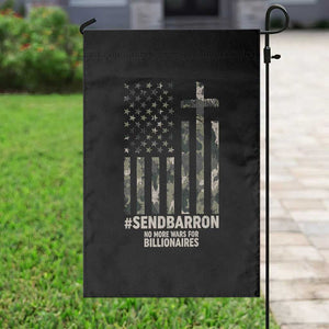 Send Barron Garden Flag Vintage American Flag Camo Hashtag Protest Meme TS14 Print Your Wear