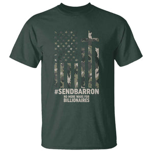 Send Barron T Shirt Vintage American Flag Camo Hashtag Protest Meme TS14 Dark Forest Green Print Your Wear