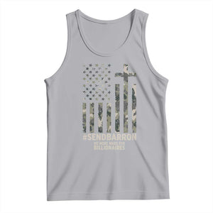 Send Barron Tank Top Vintage American Flag Camo Hashtag Protest Meme TS14 Athletic Heather Print Your Wear