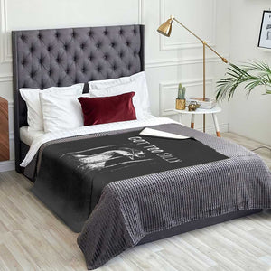 Got Too Silly Goose Meme Throw Blanket Funny Cowboy Goose Jailbird Prison TS14 Print Your Wear