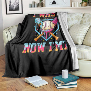 I Was 6 Now I'm 7 Throw Blanket Baseball Ice Cream Drip Number 67 Player 67th Birthday TS14 Print Your Wear