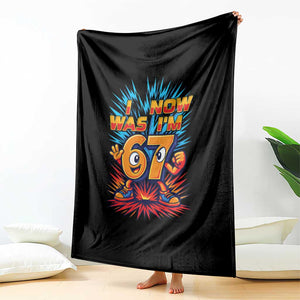 I Was 6 Now I'm 7 Italian Brainrot Meme Gift for Boy Kid Throw Blanket TS14 Print Your Wear