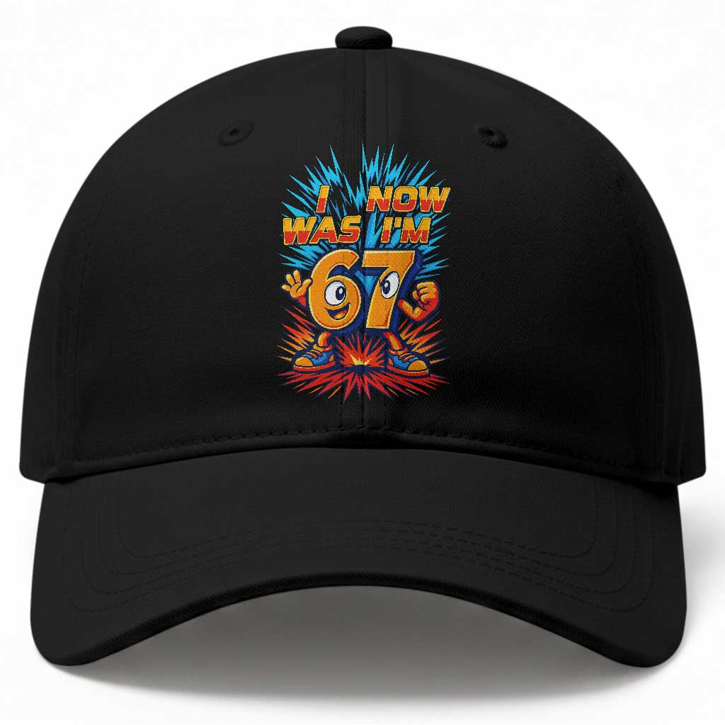 I Was 6 Now I'm 7 Italian Brainrot Meme Gift for Boy Kid Baseball Cap TS14 Print Your Wear