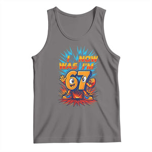 I Was 6 Now I'm 7 Italian Brainrot Meme Gift for Boy Kid Tank Top TS14 Deep Heather Print Your Wear
