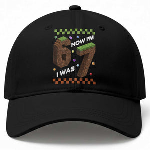 7th Birthday I Was 6 Now Im 7 Baseball Cap Unlocked 67 Boys Kids Youth TS14 Print Your Wear