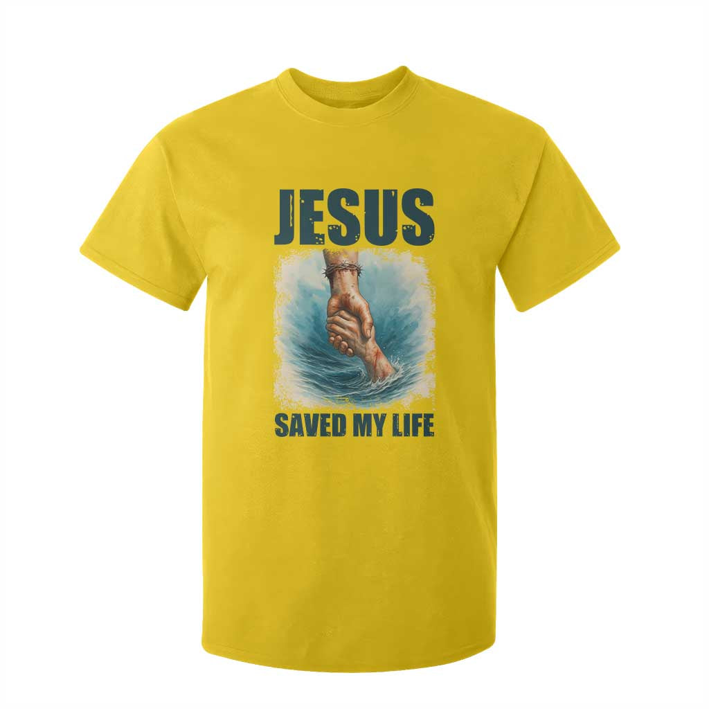 Jesus Saved My Life T Shirt For Kid Christian Bible Verse TS14 Daisy Print Your Wear