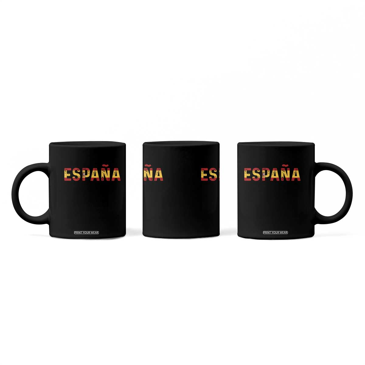Spain Spanish Flag Espana Pride Coffee Mug TS14 Print Your Wear